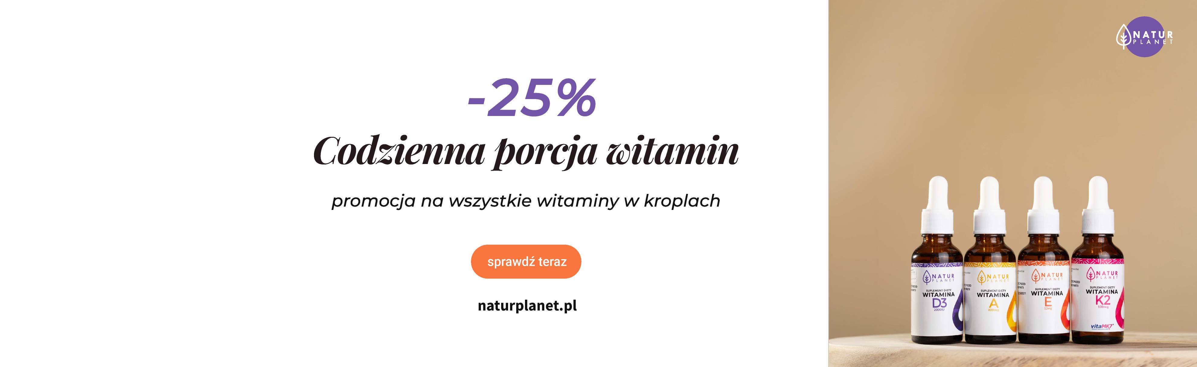 witaminy w kroplach -25%