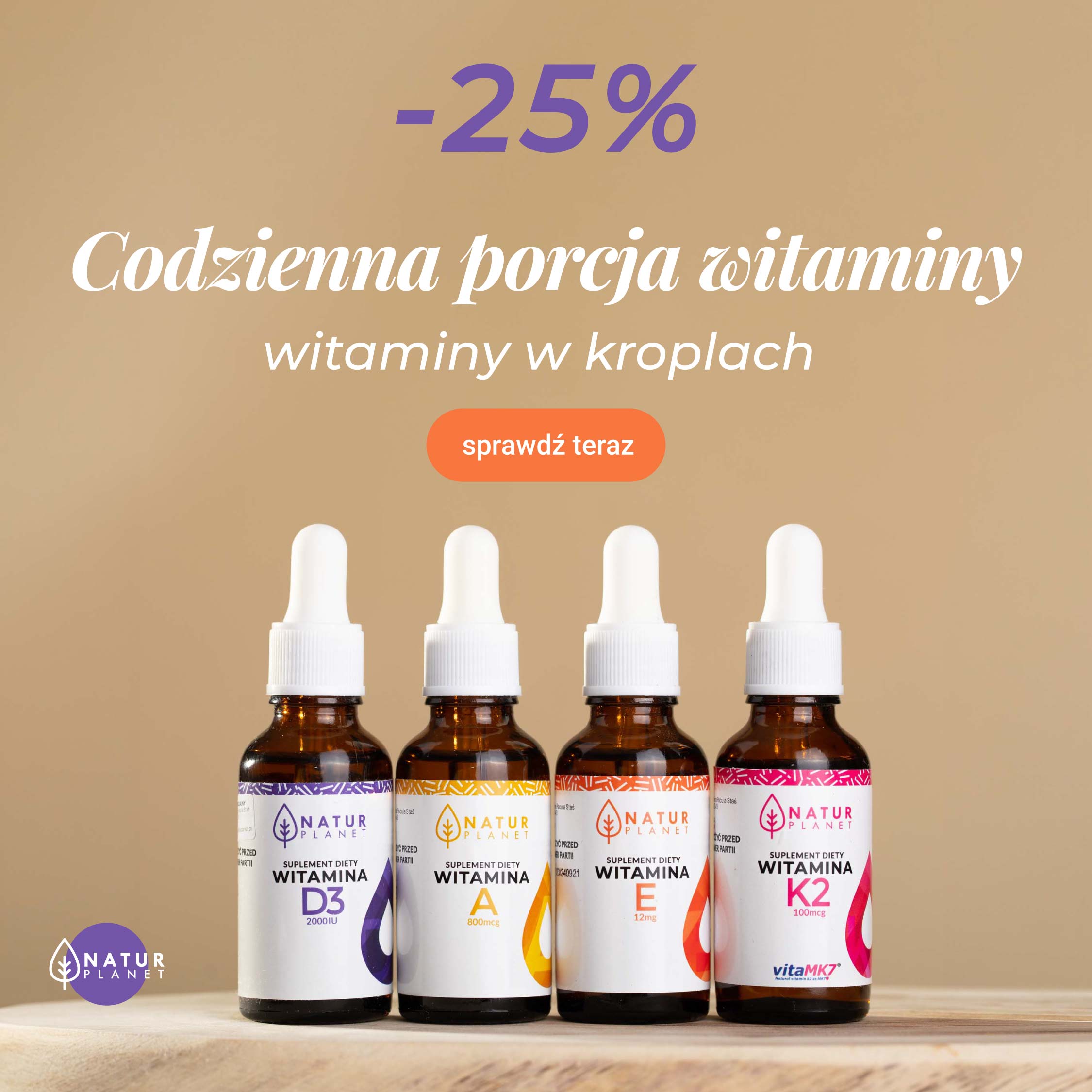 witaminy w kroplach -25%